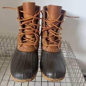 LL bean duck boots - barely worn